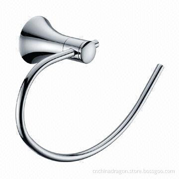 Brass Construction Towel Ring with Unique Design